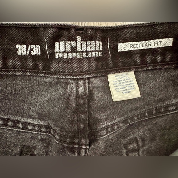 Men’s Jeans Urban Pipeline Regular Fit 38x30 Blue & Black Bundle of 2 - Picture 12 of 15